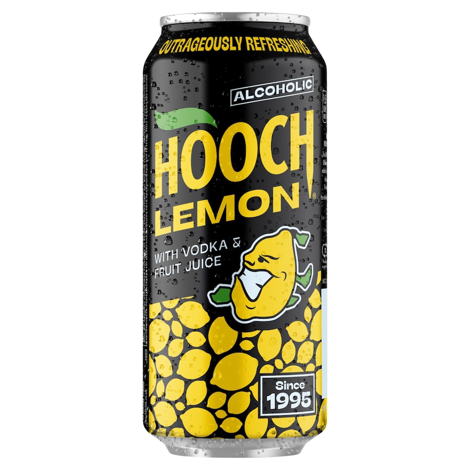 Hooch Alcoholic Lemon with Vodka & Fruit Juice 440ml
