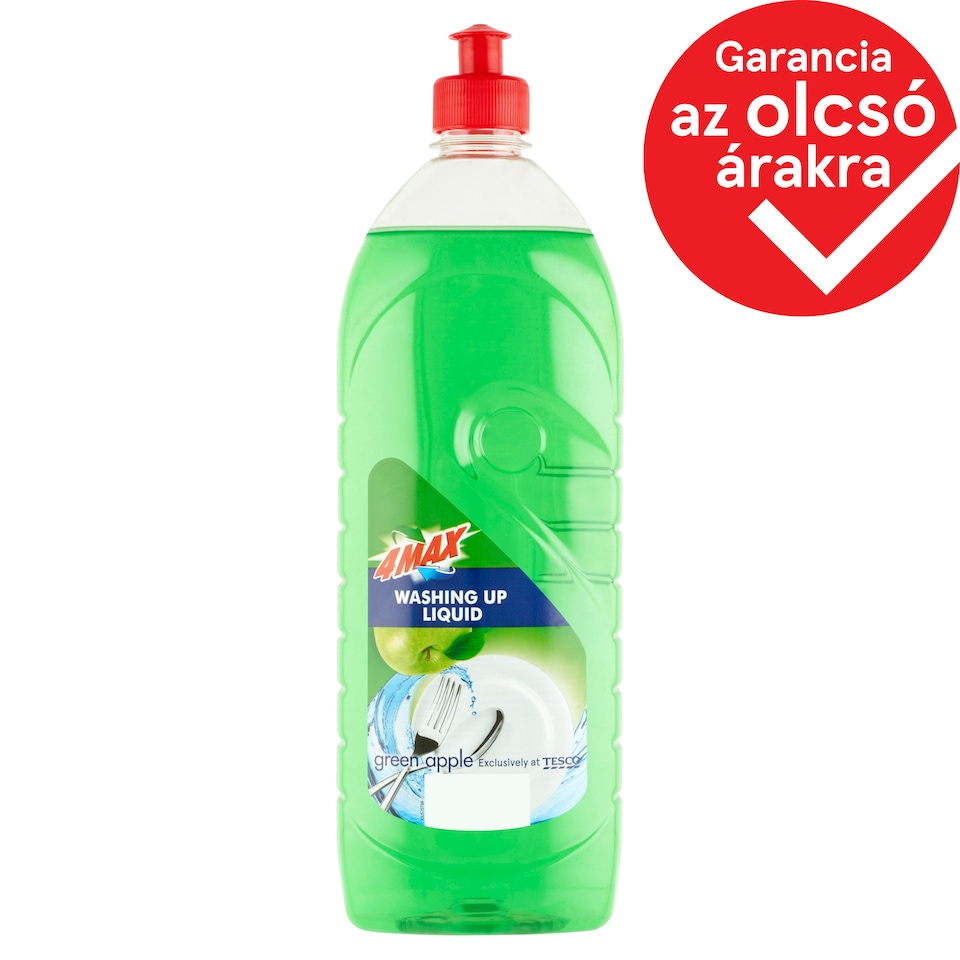 4MAX Green Apple Washing Up Liquid 1 l