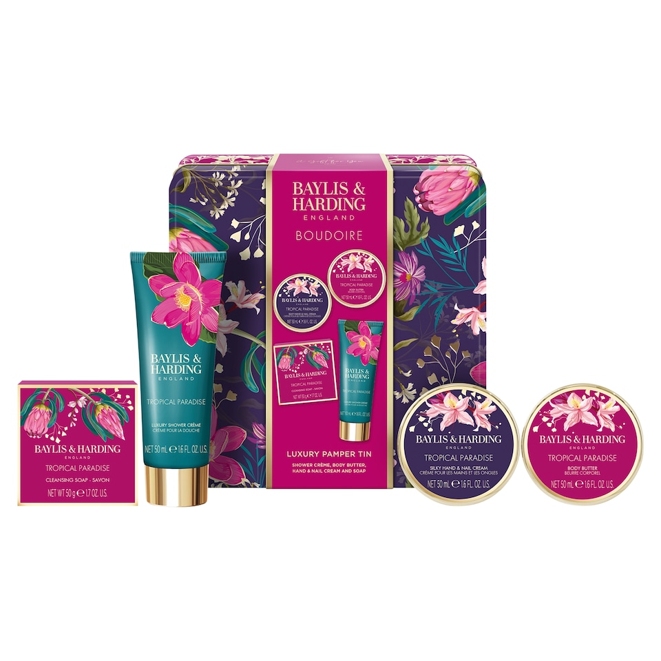 image 1 of Baylis & Harding Boudoire Luxury Pamper Tin Gift Set
