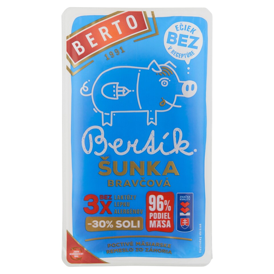 obrázok 1 z Berto Bertík šunka bravčová 100 g