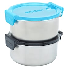 Smash Neon Blue Snack Pots 2 x 200ML