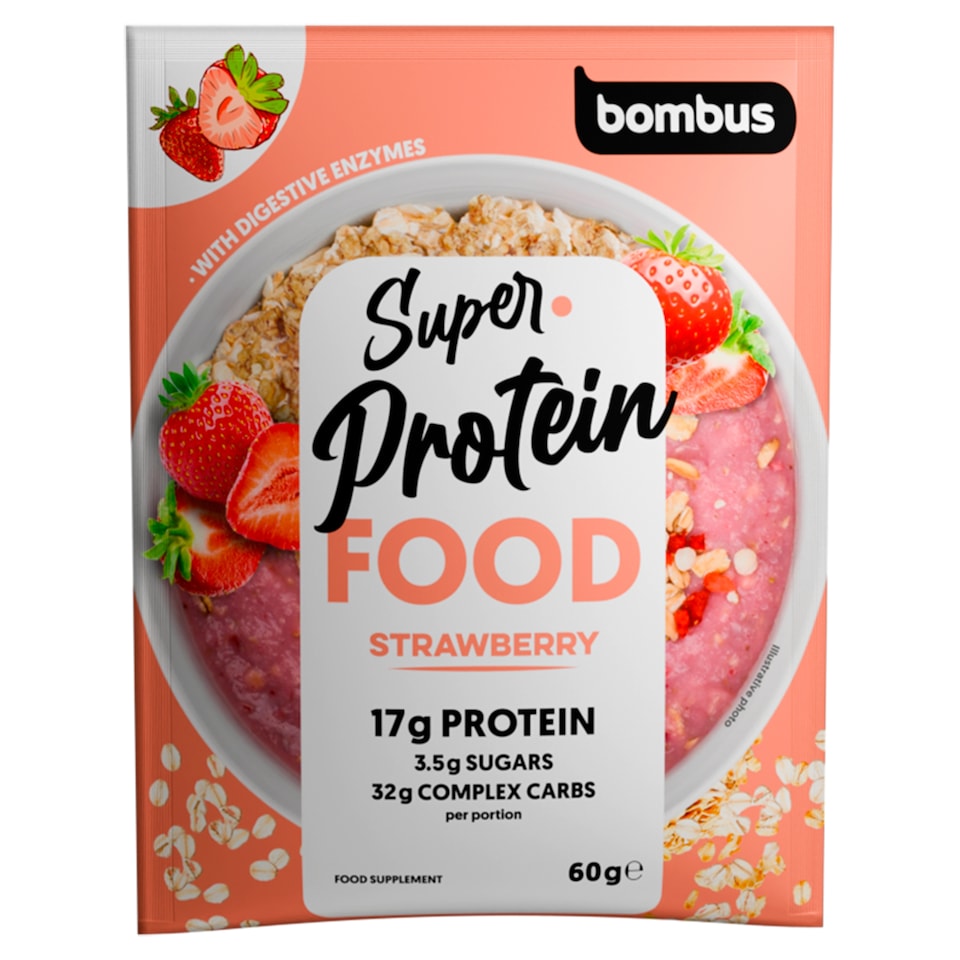 Bombus Super Protein Food Strawberry 60g