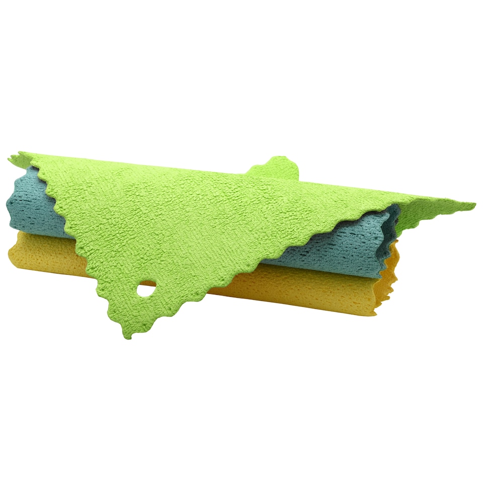image 1 of Spontex Magic Microfibre Cloths 3 Pack