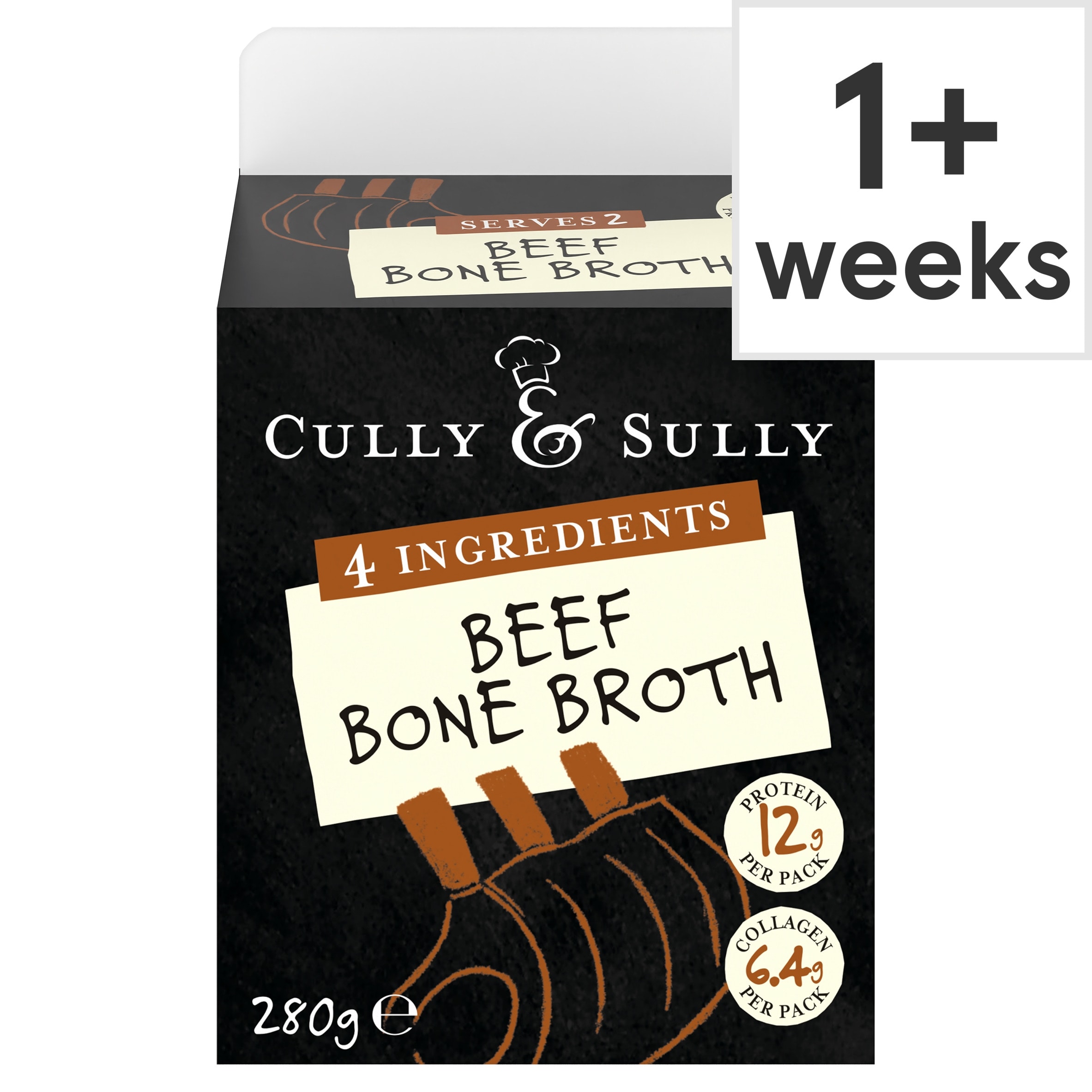 Cully & Sully 4 Ingredients Beef Bone Broth 280g