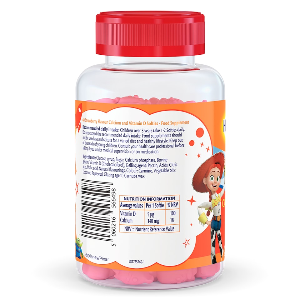 image 1 of Haliborange Disney Toy Story Calcium & Vit D 60s