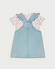 image 2 of F&F Baby 2-Piece Cotton Rich Floral Set in Blue