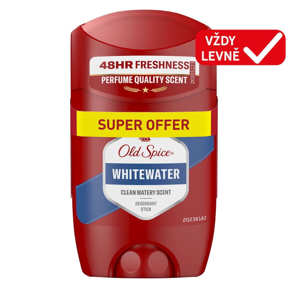 image 1 of Old Spice Whitewater Deodorant Stick For Men 100ml, Aluminium free, Perfume Quality Scent