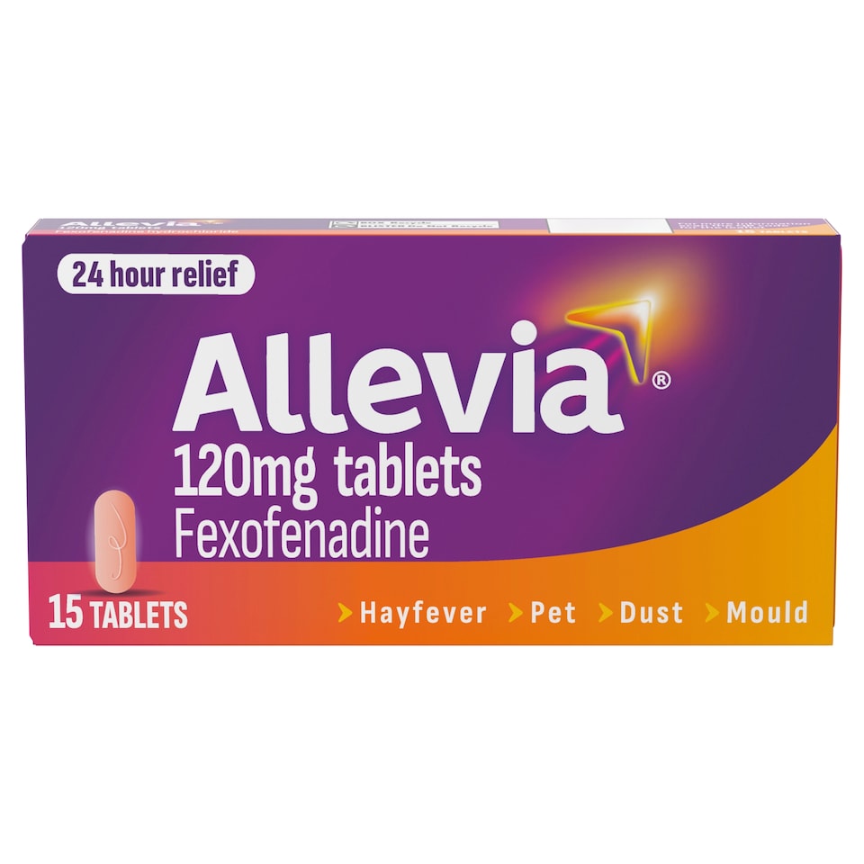 Allevia 120Mg Tablets 15 Pack