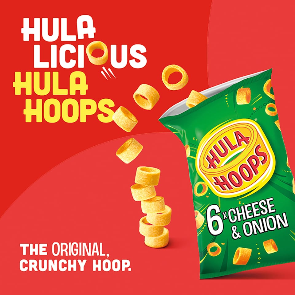 image 1 of Kp Hula Hoops Cheese & Onion 6X24g