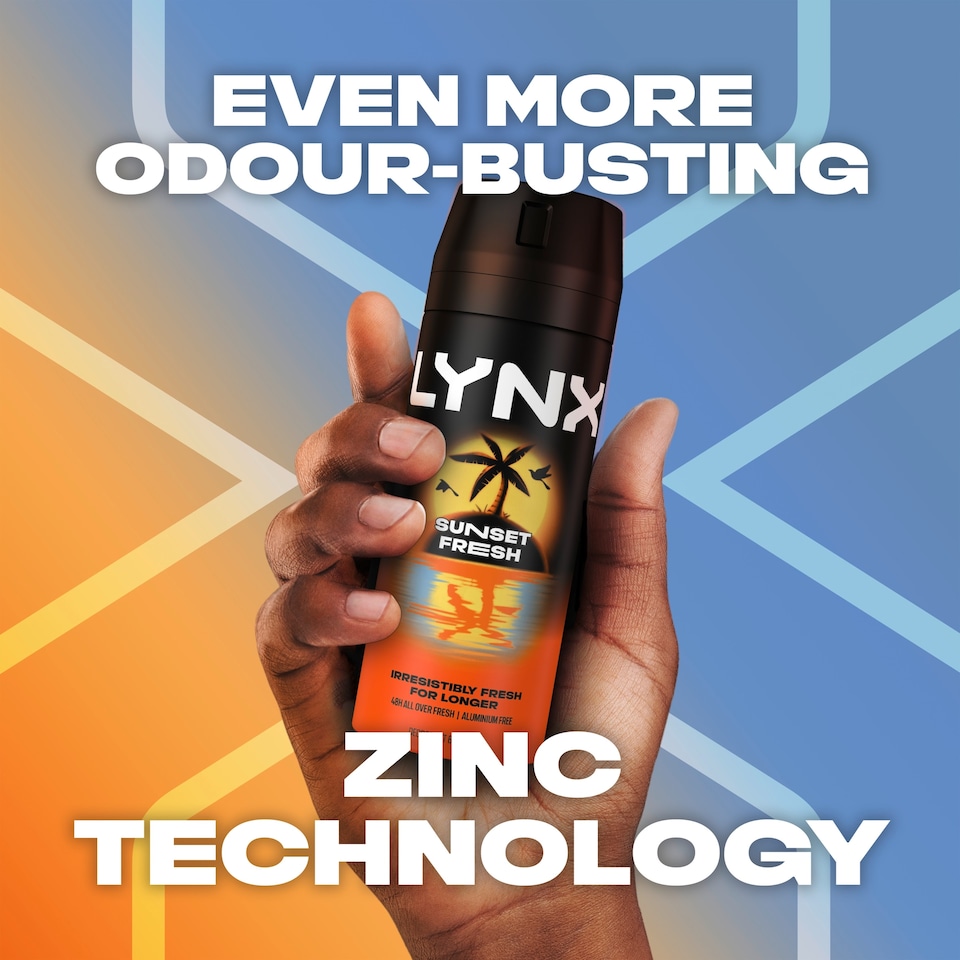 image 1 of Lynx Bodyspray + Socks Sunset Fresh Gift Set