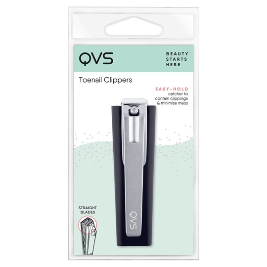 Qvs Toenail Clippers And Catcher Tesco Groceries