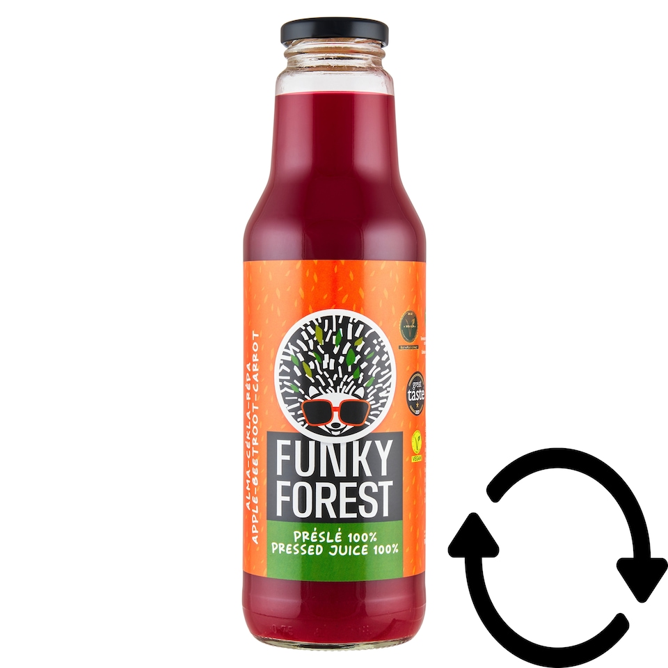 Funky Forest 100% alma-cékla-répa préslé 750 ml