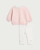 image 2 of Disney Winnie the Pooh Cotton Rich Sweatshirt and Leggings Set in Pink