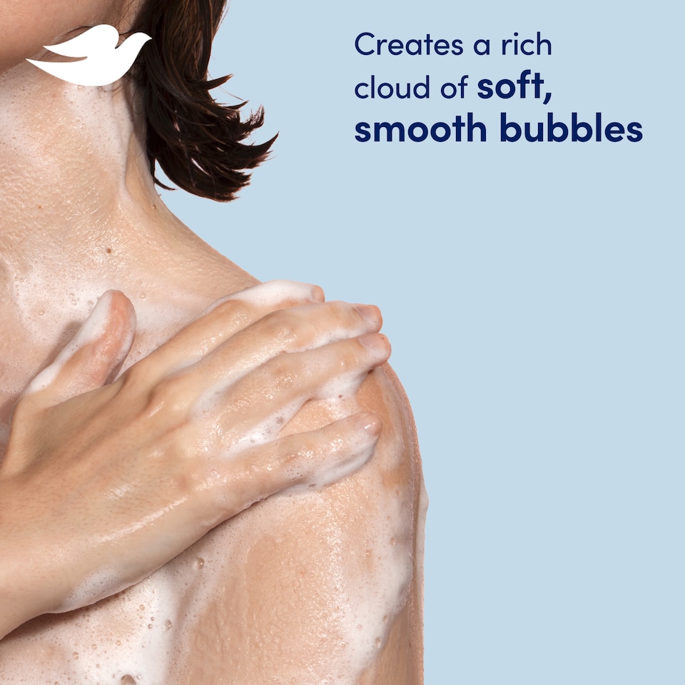 image 1 of Dove Caring Bath Indulging Cream Bath Soak Bubble Bath 450ml