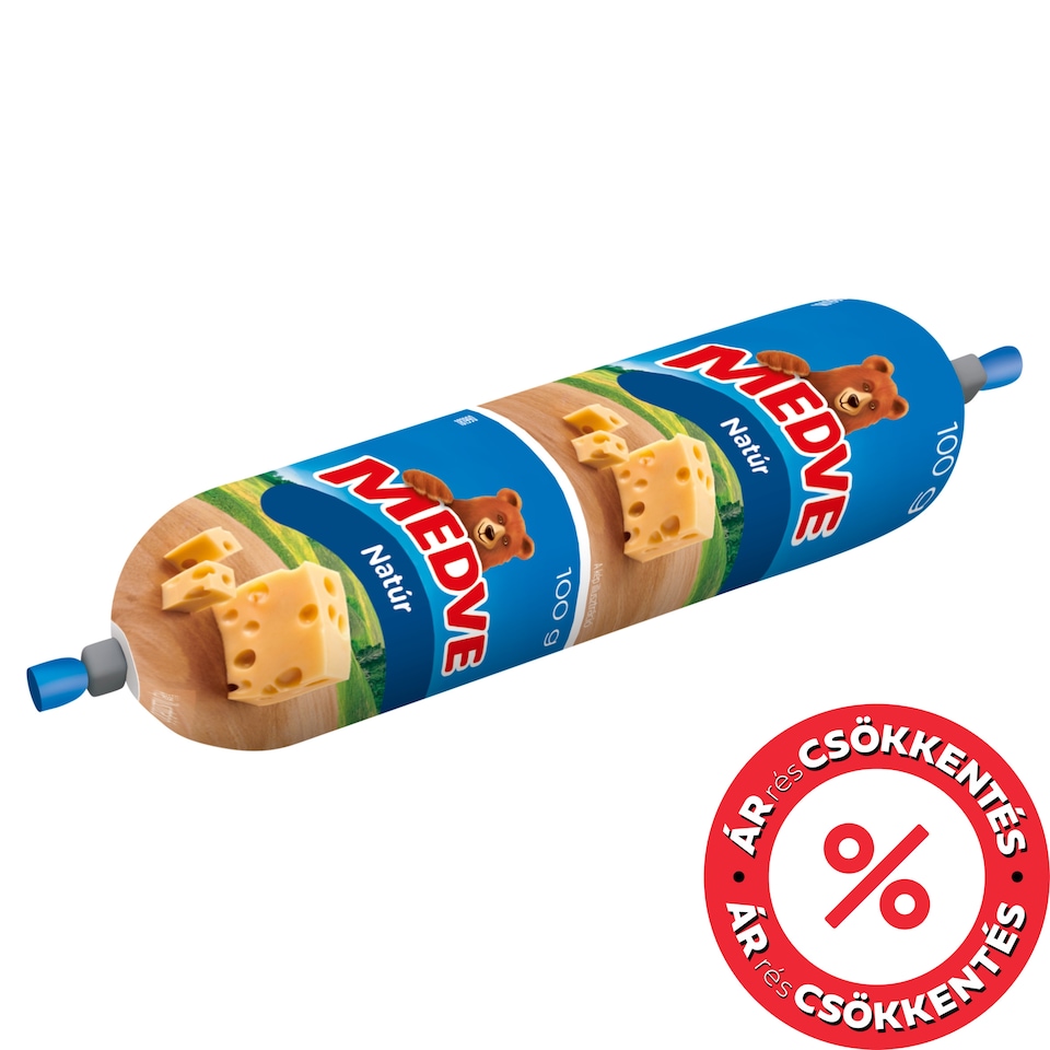 Medve natúr, kenhető, zsíros ömlesztett sajt 100 g
