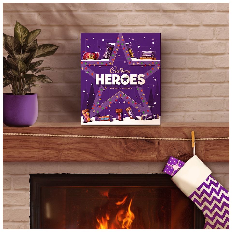 image 1 of Cadbury Heroes Advent Calendar 230G