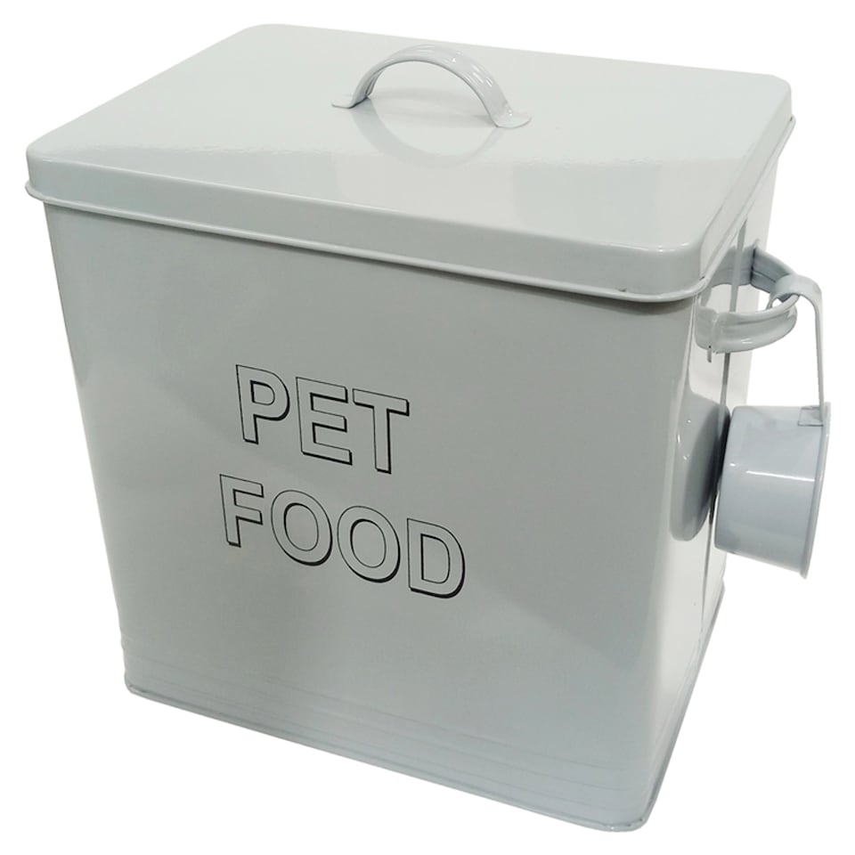 Tesco Pet Food Metal Cannister Large