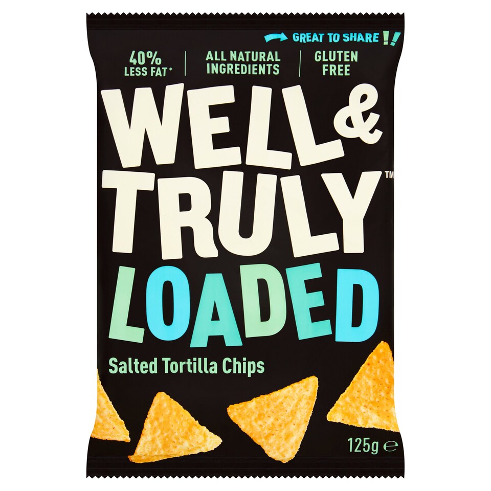 Well And Truly Gluten Free Tortilla Chips 125G