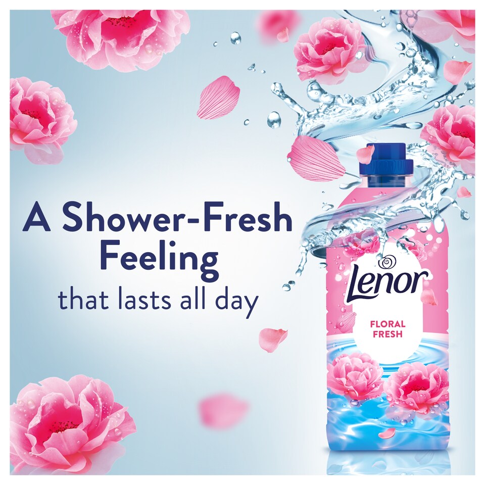 image 1 of Lenor Floral Fresh Liquid Fabric Softener 48 Washes 1.488L