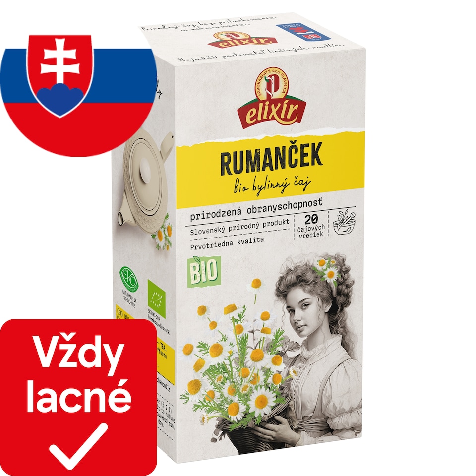 Elixír Organic Chamomile Herb Tea 20 x 1.5 g (30 g)