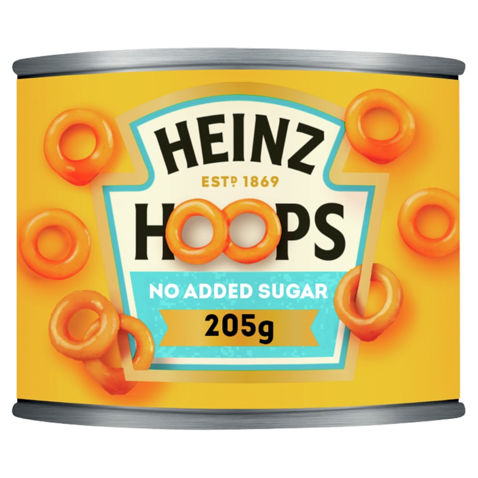 Heinz No Added Sugar Hoops 205g
