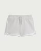 image 4 of F&F Girls Cotton Rich Contrast Trim Shorts in Grey Marl