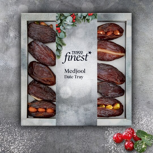 Tesco Finest Medjool Date Tray 250G Tesco Groceries