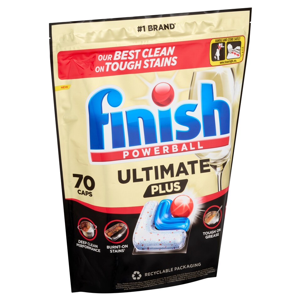 Finish Powerball Ultimate Plus Fresh mosogatógép kapszula 70 db 854 g  1. kép