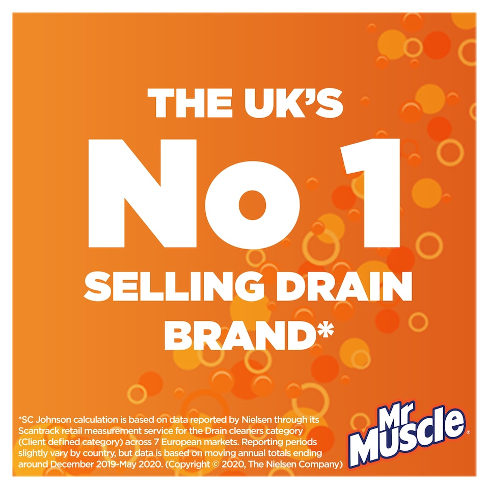 image 1 of Mr Muscle Gel Sink & Drain Unblocker Twin Pack 2x1L