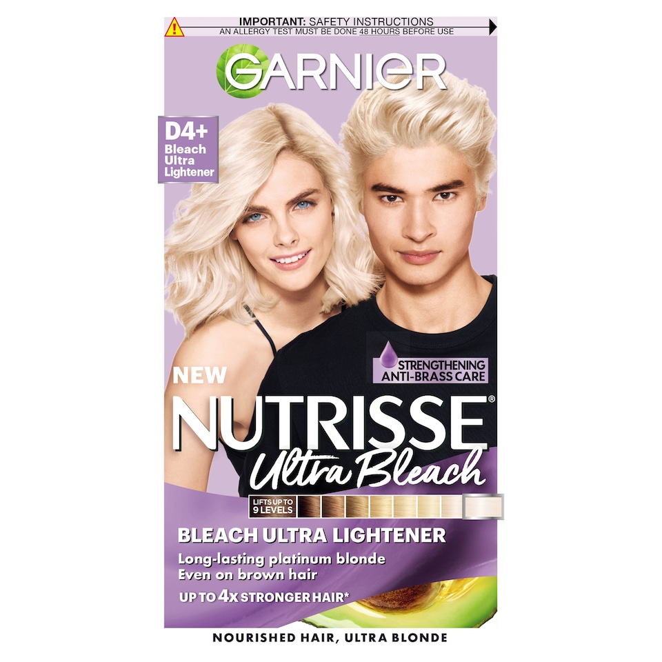image 1 of Garnier Nutrisse Ultra Colour D4+ Ultra Lightener Hair Dye