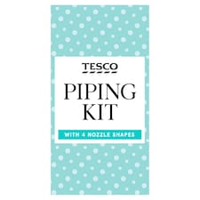 Tesco Piping Bags & Plastic Nozzle Kit