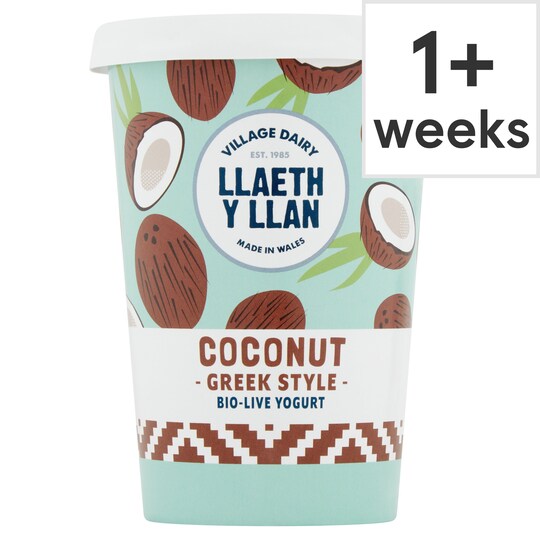 Llaeth Y Llan Coconut Greek Style Yogurt 450G Tesco Groceries