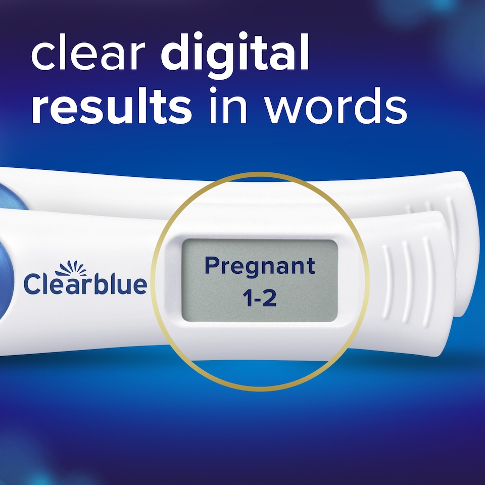 image 1 of Clearblue Digital Pregnancy Test With Weeks 2 Pack