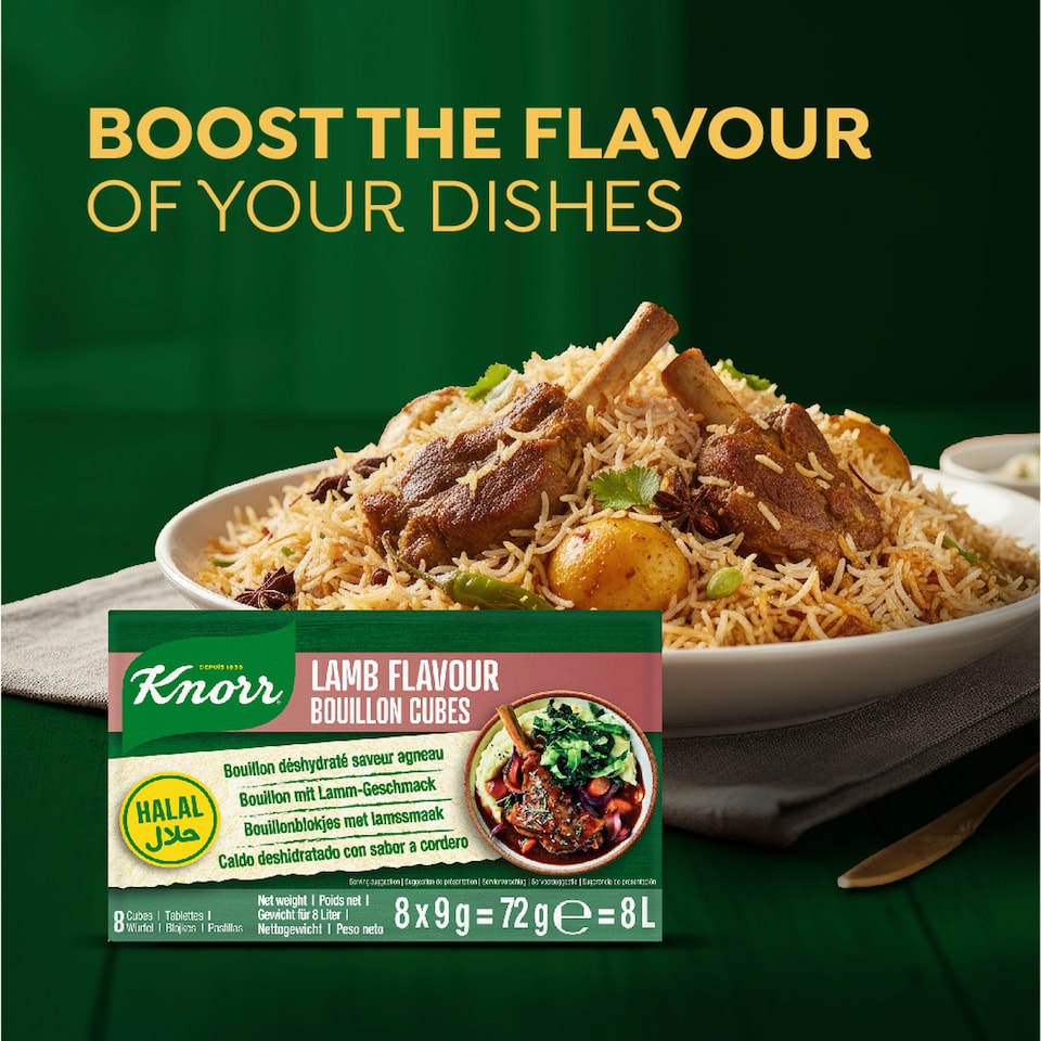 image 1 of Knorr Lamb Bouillon Stock Cubes 8 Pk 72g
