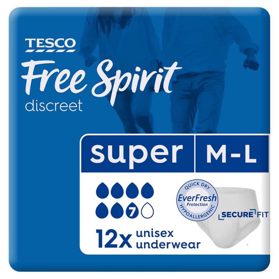 image 1 of Tesco Free Spirit Super Protection Large Pants 12 Pack