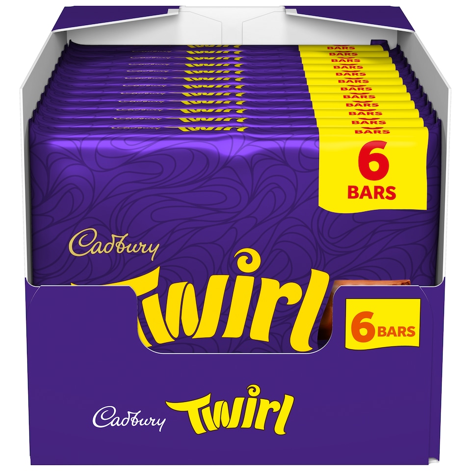image 1 of Cadbury Twirl Milk Chocolate 6pk Multipack 129 g