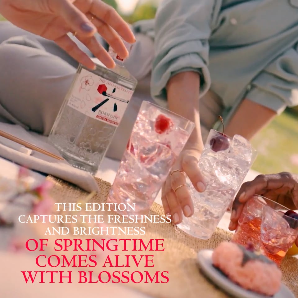 image 1 of Roku Sakura Bloom Gin 700ml