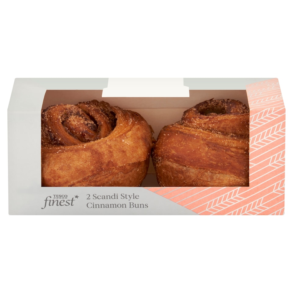 image 1 of Tesco Finest Scandi Style Cinnamon Buns 2 Pack