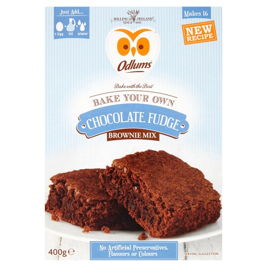 Odlums Chocolate Fudge Brownie 400G Tesco Groceries