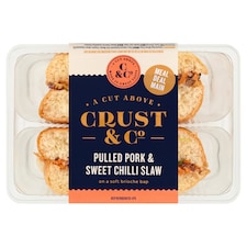 Crust & Co Pulled Pork & Sweet Chilli Slaw Bap 145g