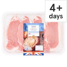 Tesco British Pork Loin Steaks 500g