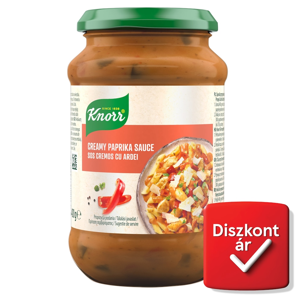 Knorr tejszínes paprikás szósz 400 g