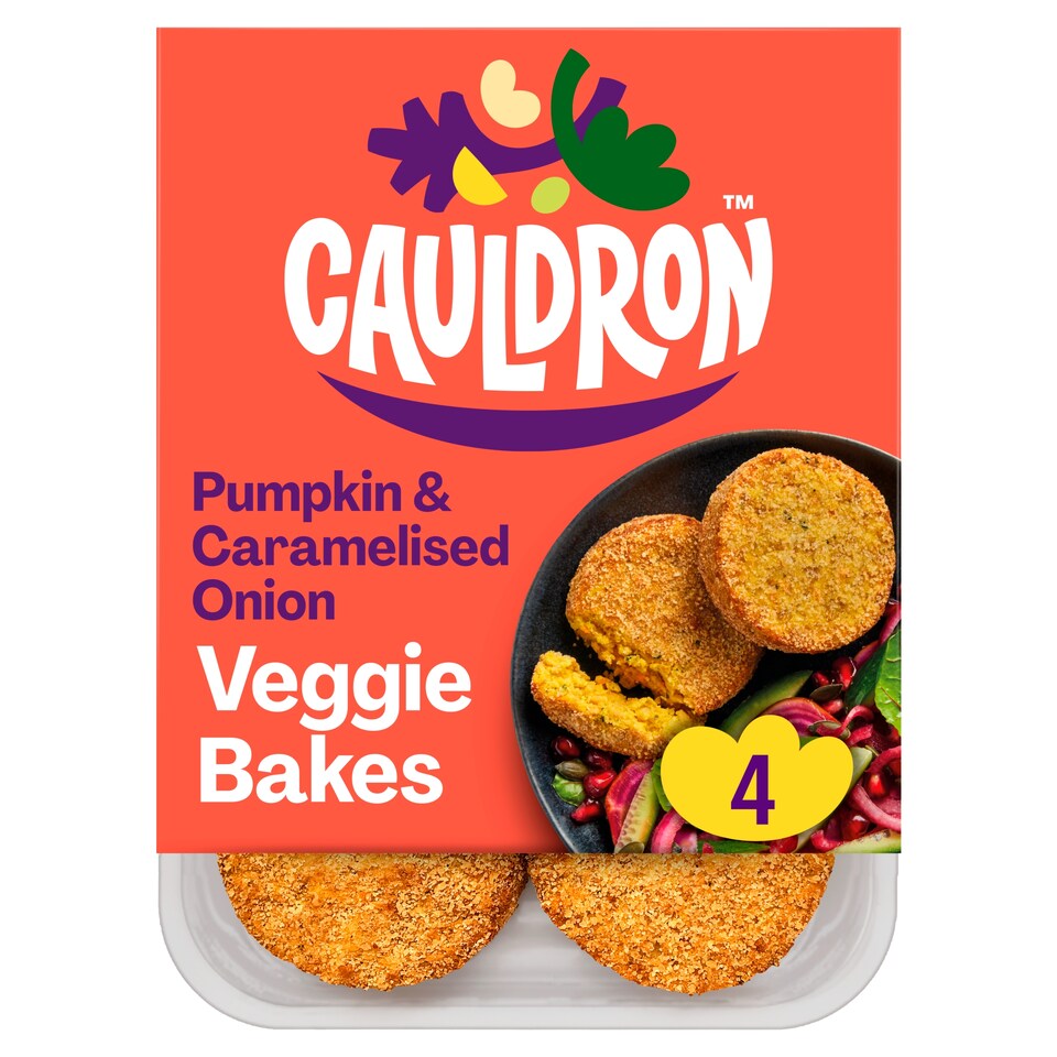 Cauldron Pumpkin and Caramelised Onion Veggie Bakes 200g