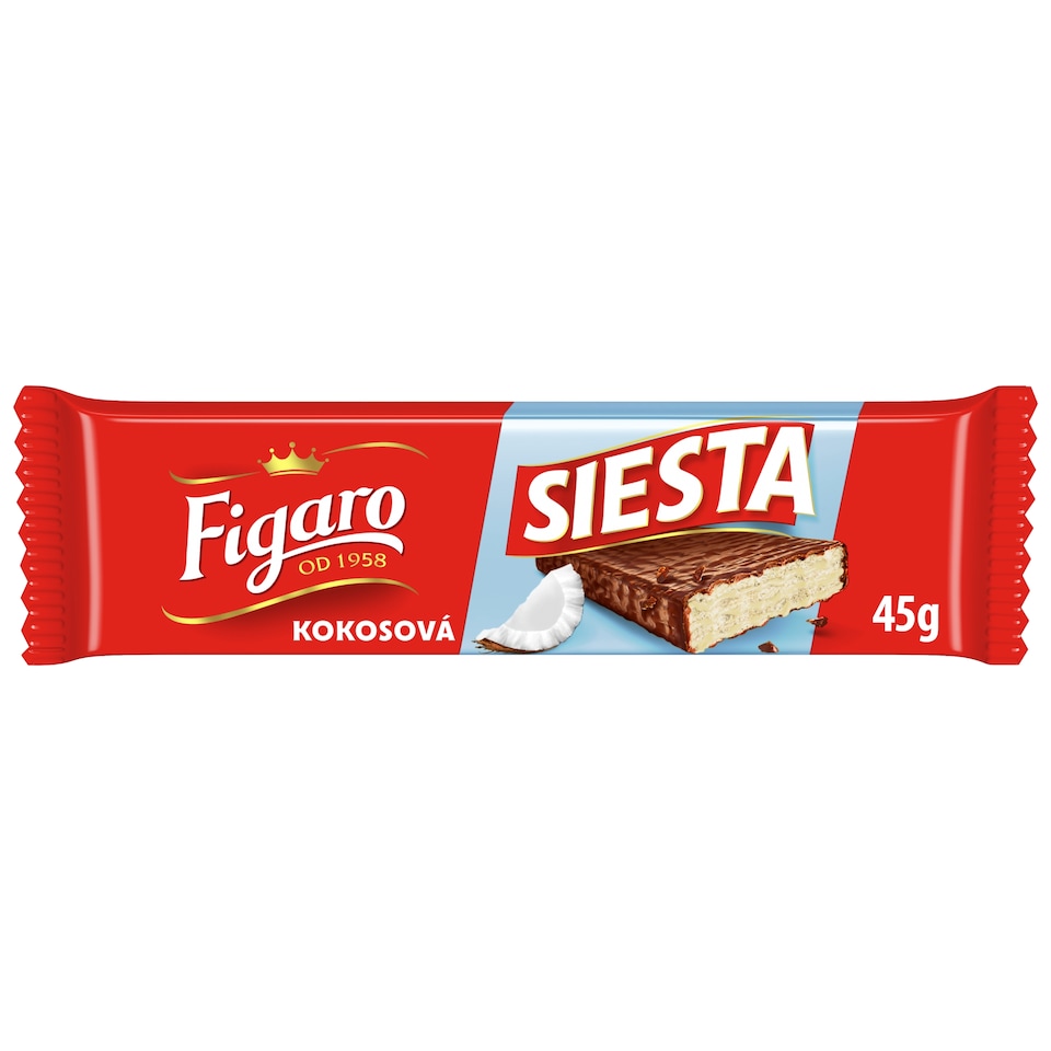 FIGARO MILK WITH COCOA FILLING WAFER BAR 45g