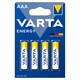 obrázok 1 z VARTA Energy AAA alkalické batérie 4 ks