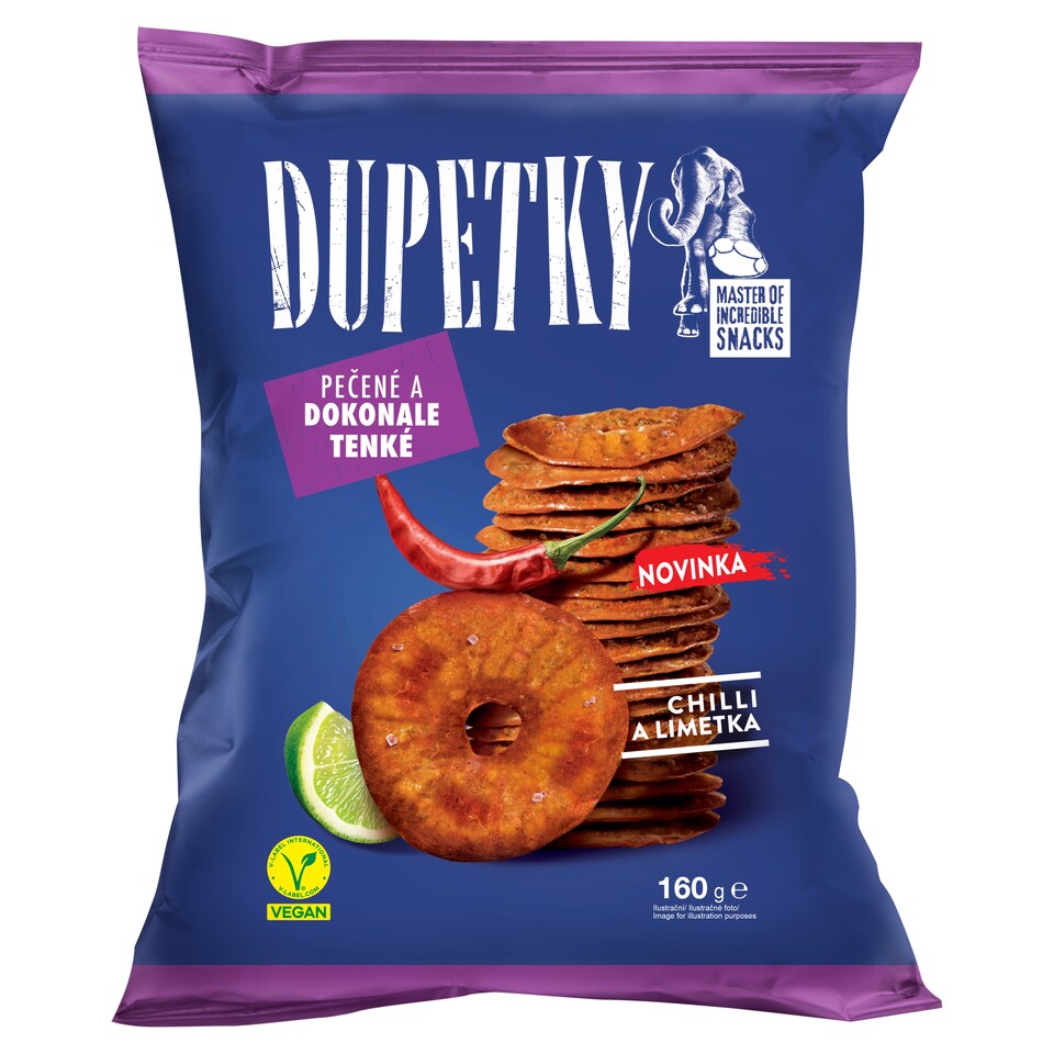 Dupetky Chilly a limetka 160 g