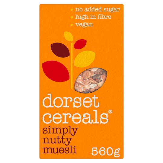 Dorset Cereals Simply Nutty Muesli 560G Tesco Groceries