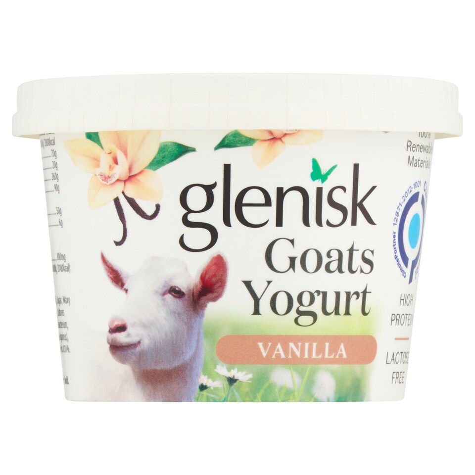 Glenisk Goats Yoghurt Vanilla 250G