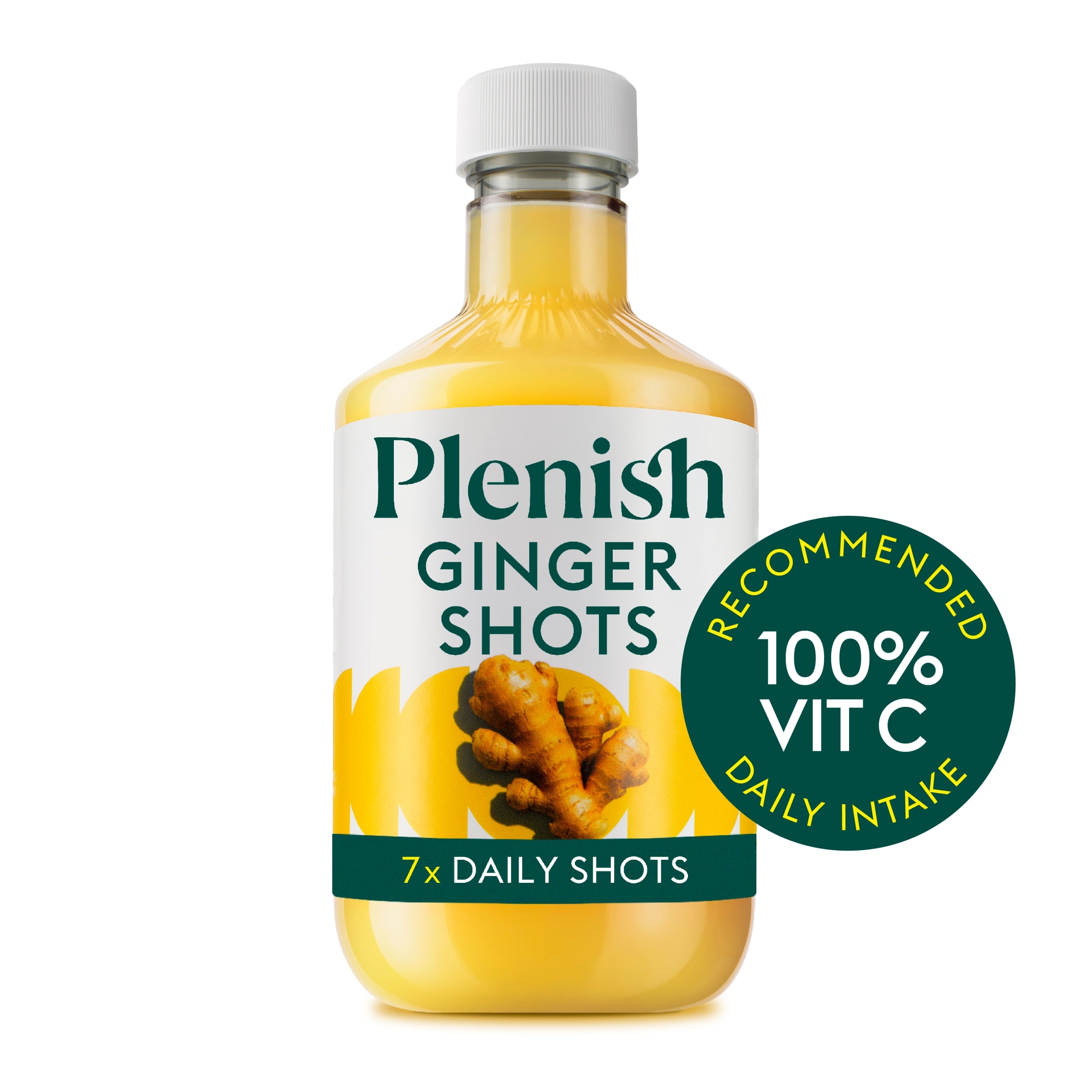 Plenish Ginger Immunity Dosing Bottle 7x Shots 420ml