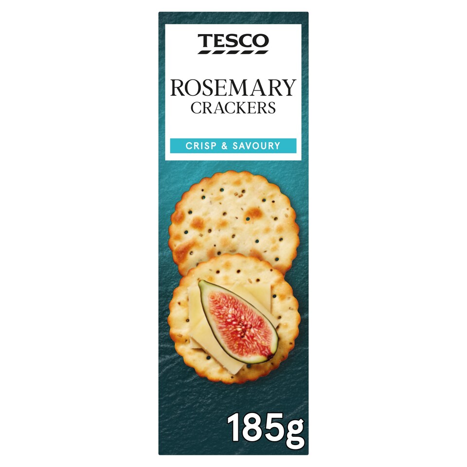 Tesco Rosemary Cracker 185G